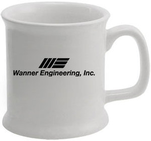 Promotional Ceramic Mugs: 15oz White Military Coffee Mugs